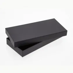 18 Choc Board Box & Lid; Black - Textured